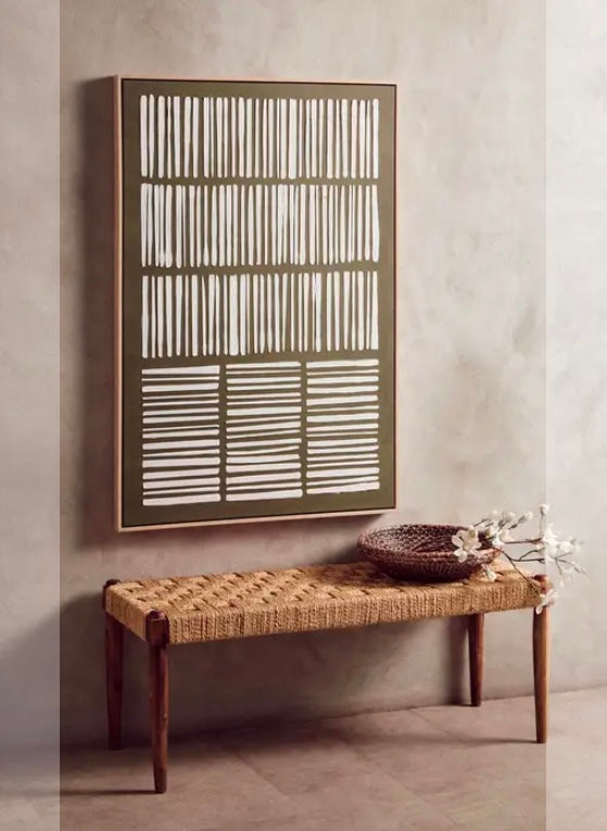 Green & Natural Textured Wall Art