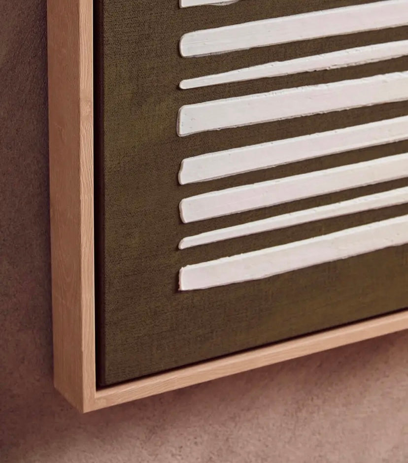 Green & Natural Textured Wall Art