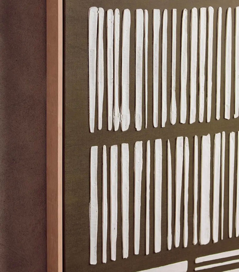 Green & Natural Textured Wall Art