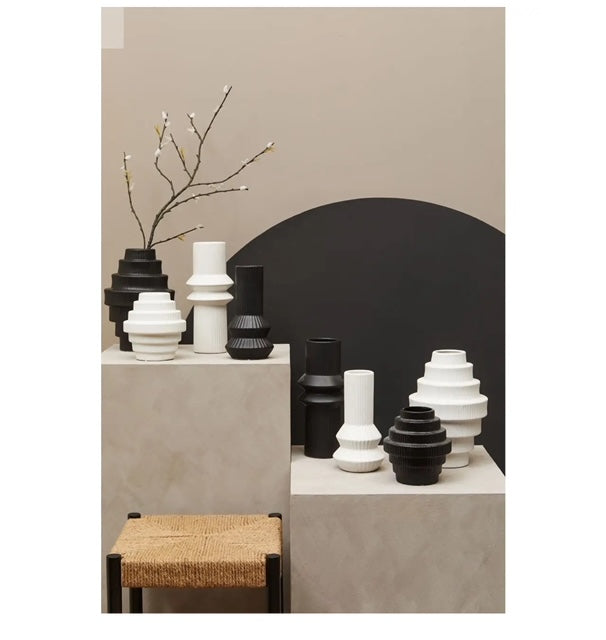Fabia white large vase