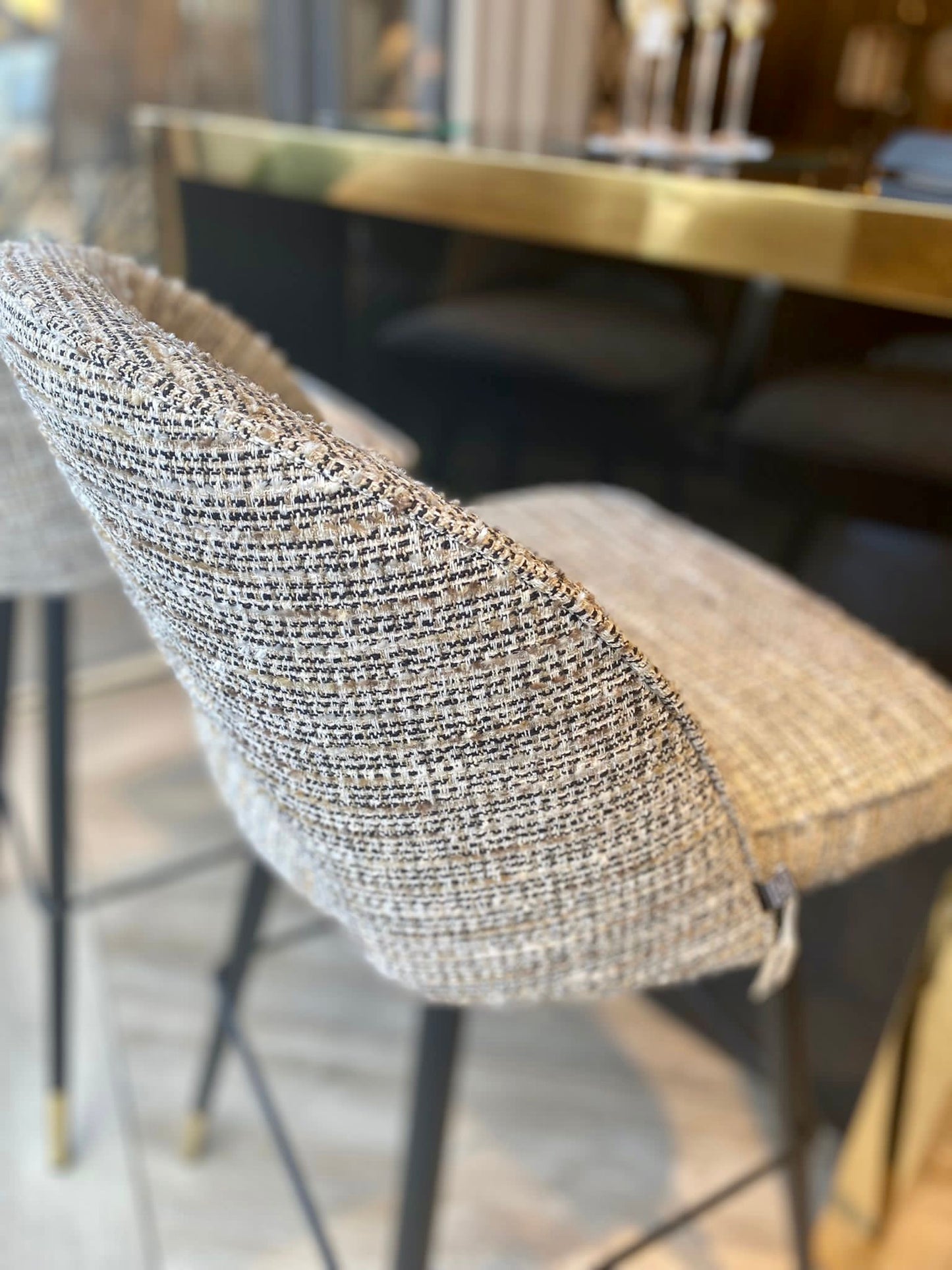 Tweed Bar Stools (set of 2)