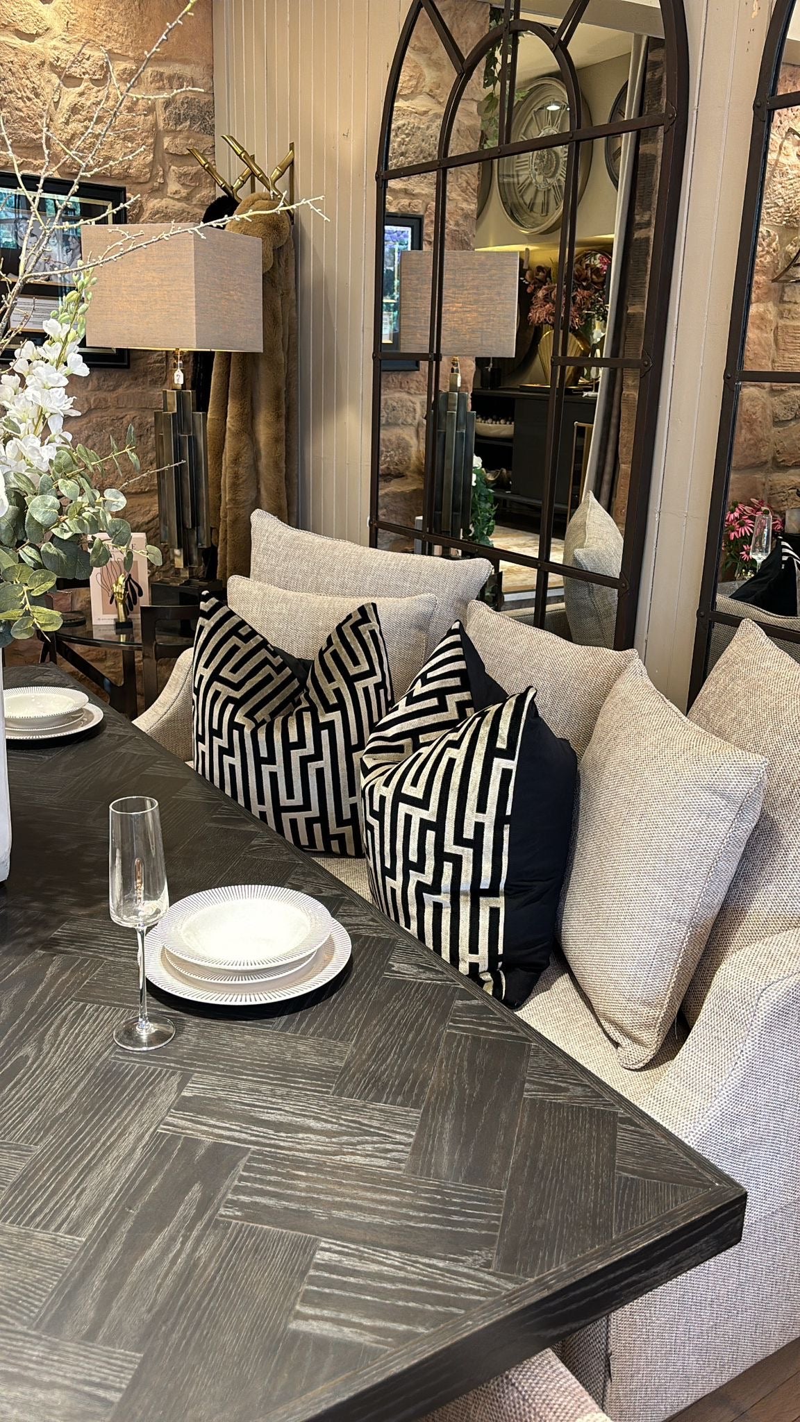 Coral Dining Bench
