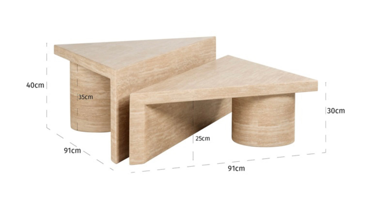 Beige Coffee Table