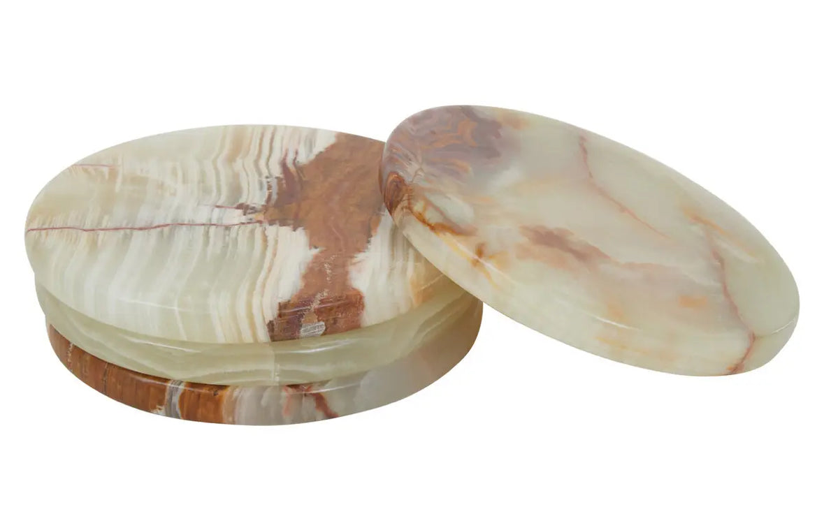 Set of 4 Onyx coasters