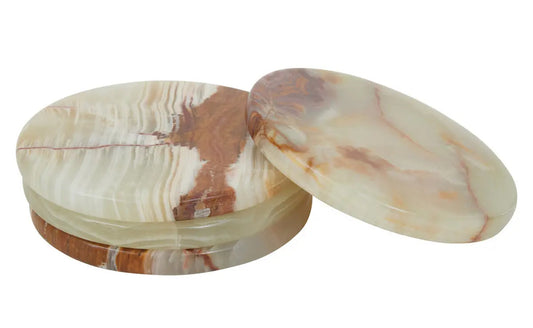 Set of 4 Onyx coasters