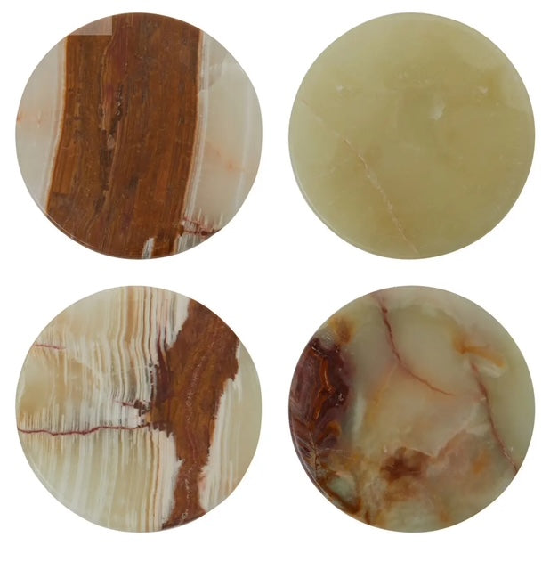 Set of 4 Onyx coasters