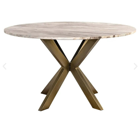 Bott Round Marble Top Dining Table 140