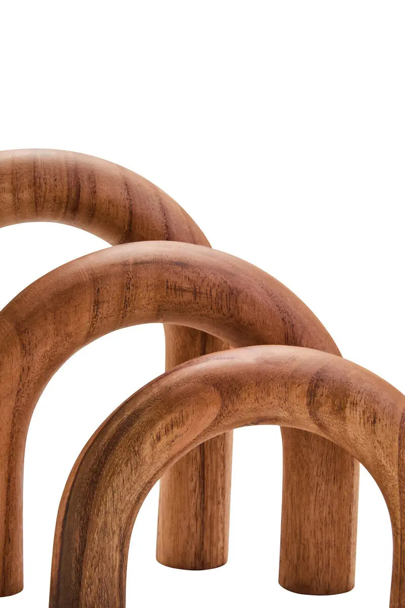 Natural Wood Arch Sculpture