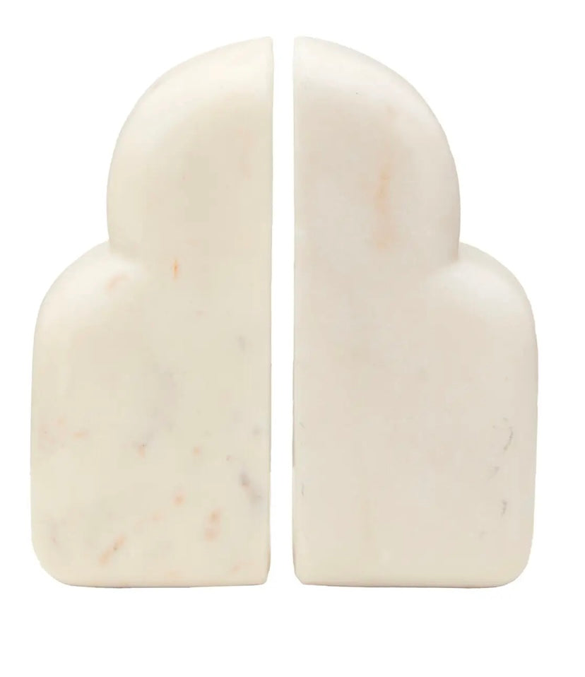 Neutral Marble Bookends (set 2)
