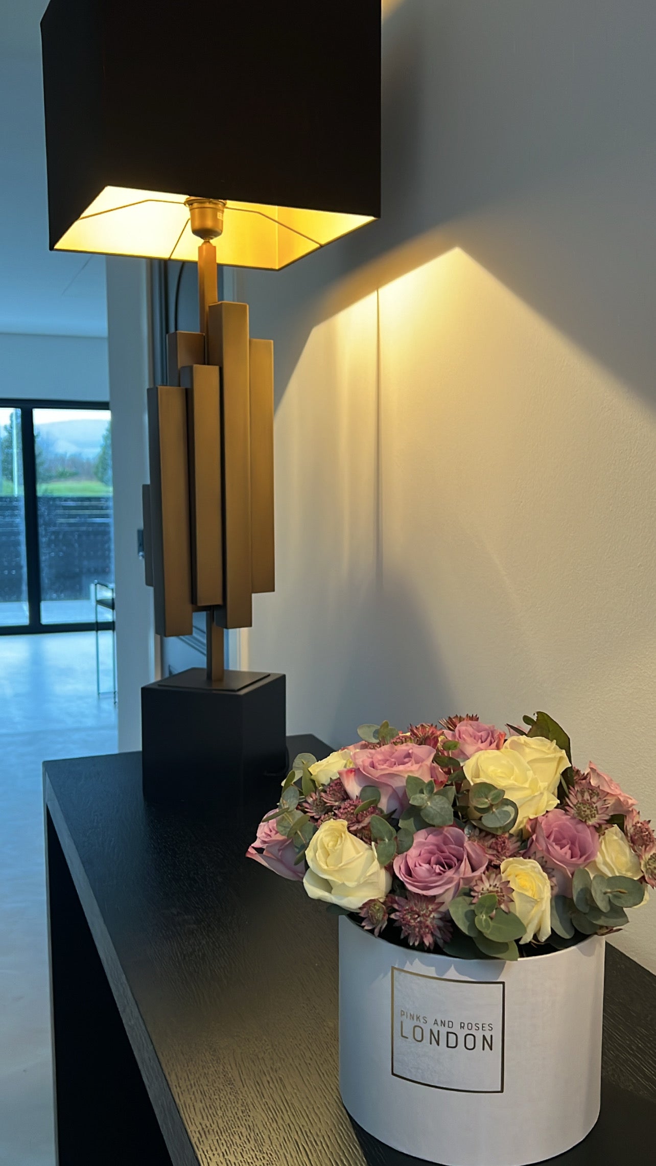 Black Wood Console