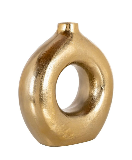 Gold Circle Vase