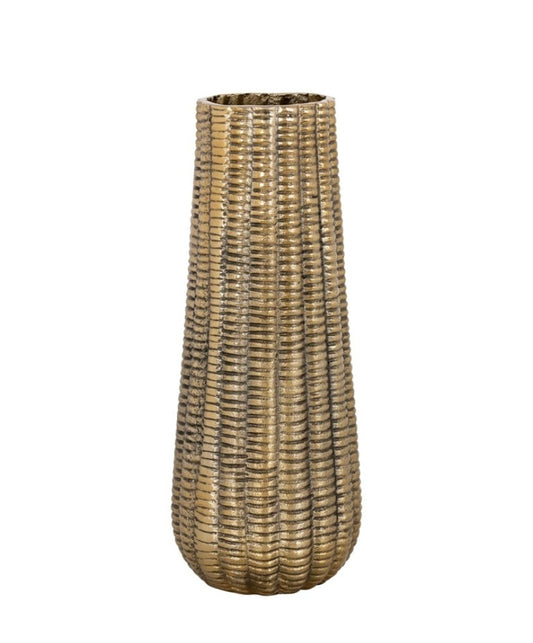 Gold Textured Vase