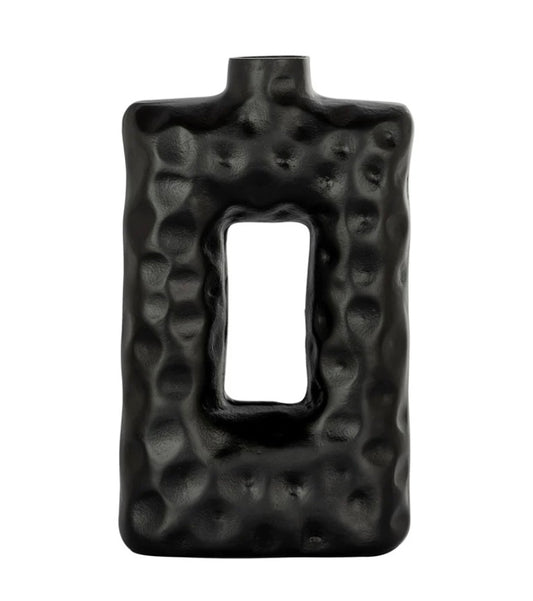 Black Rectangle Vase
