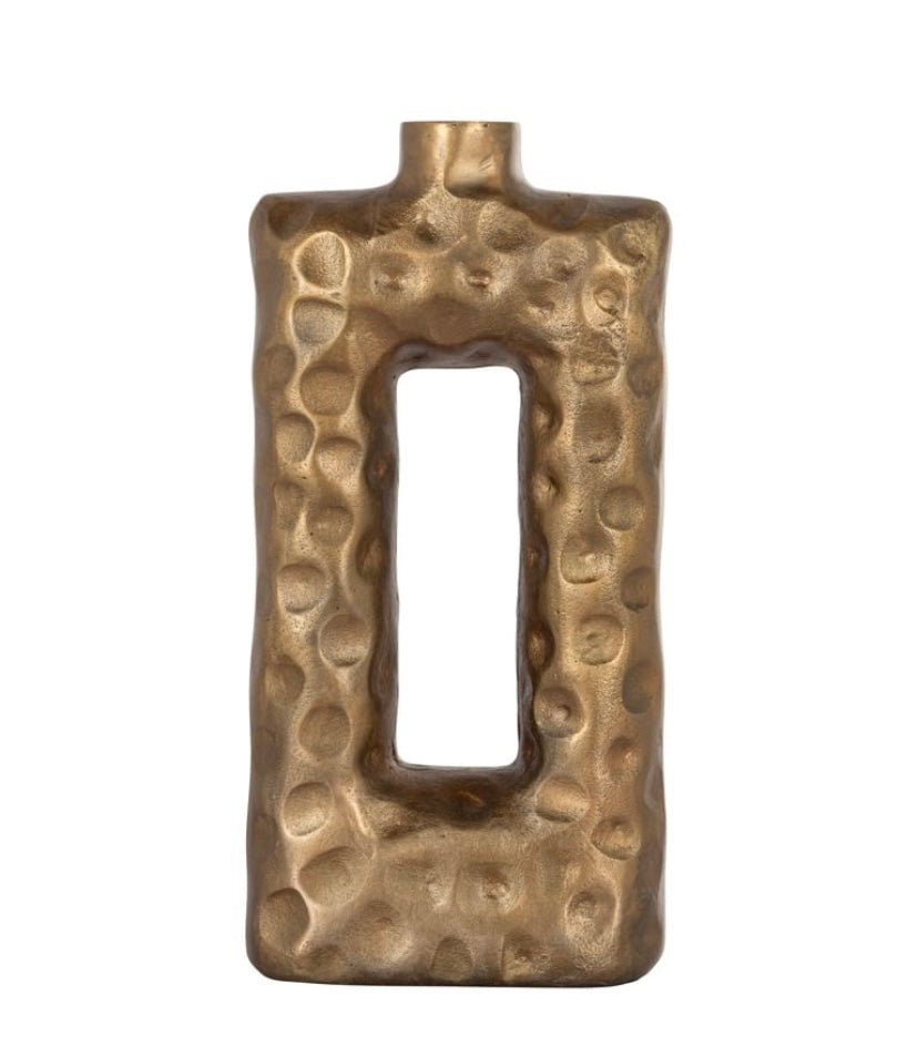 Gold Rectangle Vase