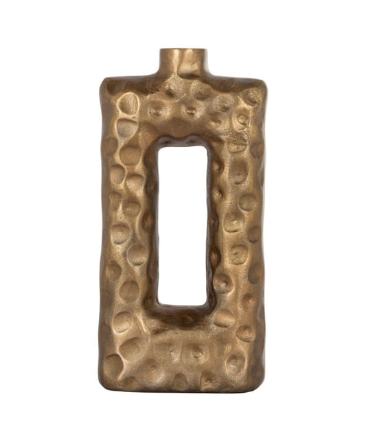 Gold Rectangle Vase