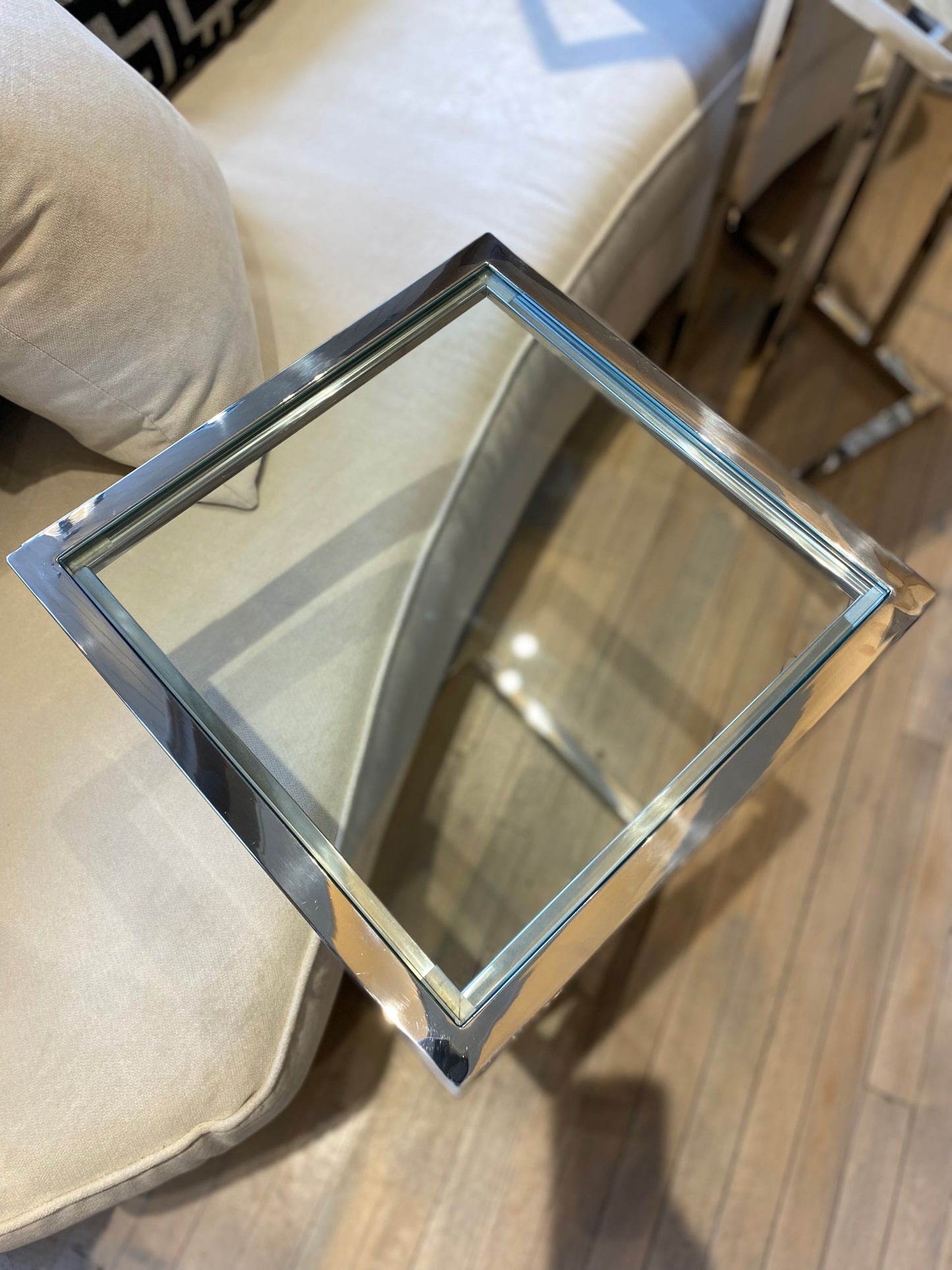 Silver Sofa Table