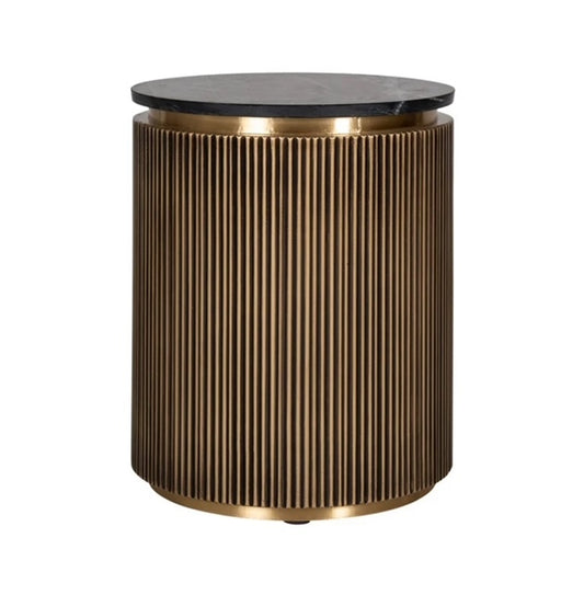 Gold & Marble Side Table
