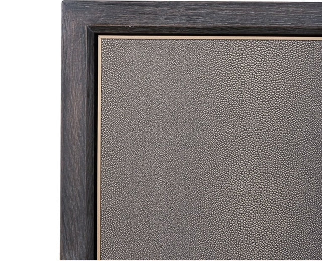 Faux Leather 2 Door Sideboard
