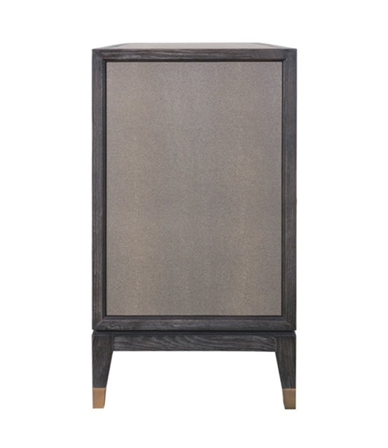Faux Leather 2 Door Sideboard