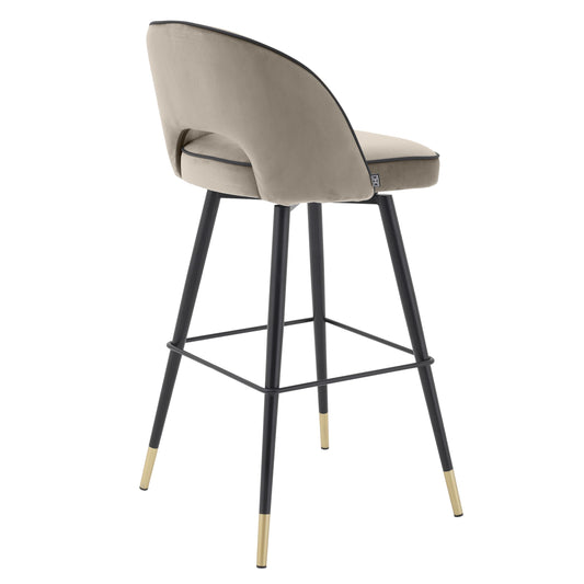 Pale Grey Bar Stool (set of 2)